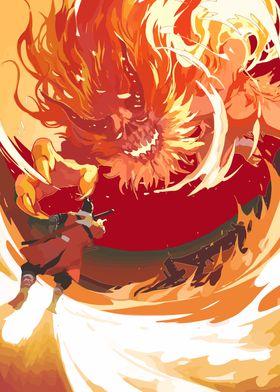 The fire dragon sekiro