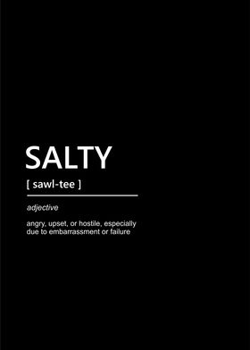 salty meaning