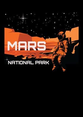 Mars National Park Planet