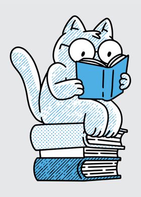 Cat Reading