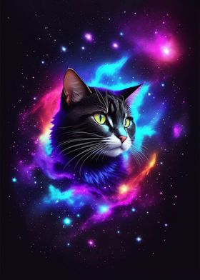 Nebula Galaxy Cat