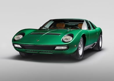 GREEN MIURA SV LAMBORGHINI