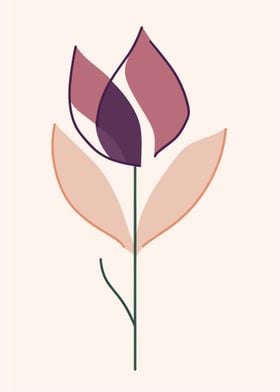 Zen lotus flower