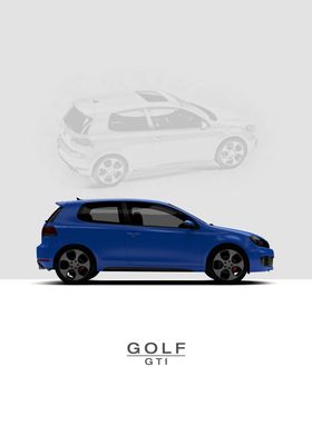 2010 VW Golf GTI Mk6 Blue