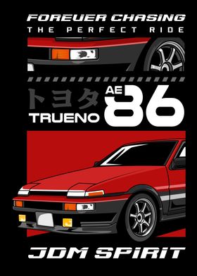 Iconic Trueno Racing Car