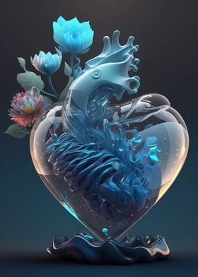 Glass heart