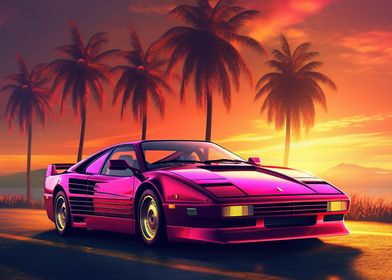 Synthwave Retro Speedster