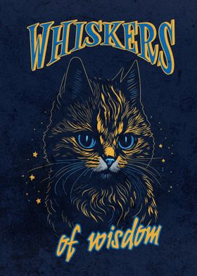 Whiskers Of Wisdom Cat