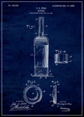 Wine Bottle 1906
