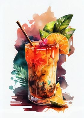 Tropical escape drink