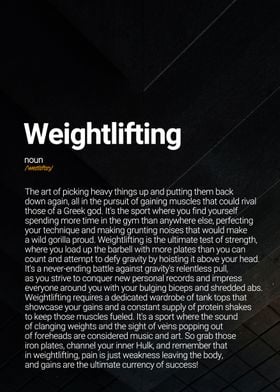 Weightlifting