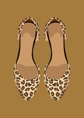 Fancy leopard shoes