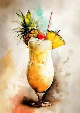 Tropical paradise drink
