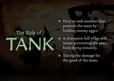 The Role Of Tank Gamer