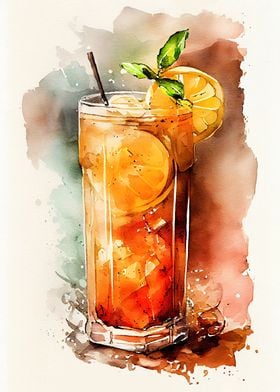 Tropical tea party drink