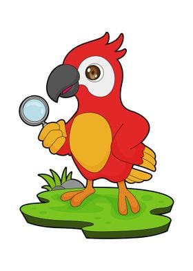 Parrot Magnifying glass