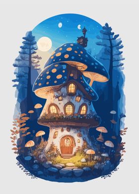 Fairy Mushroom House 04