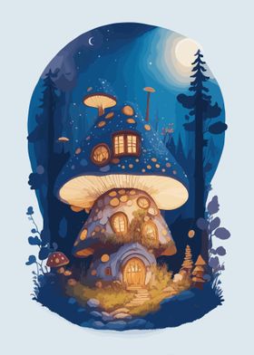 Fairy Mushroom House 01