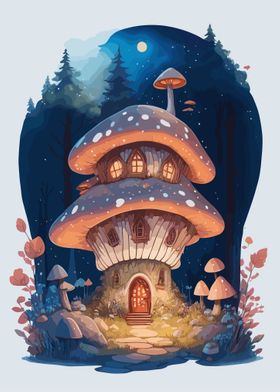 Fairy Mushroom House 05