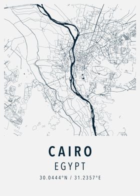 cairo simple map