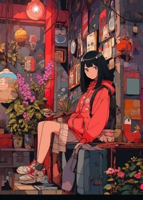 Anime girl aesthetic