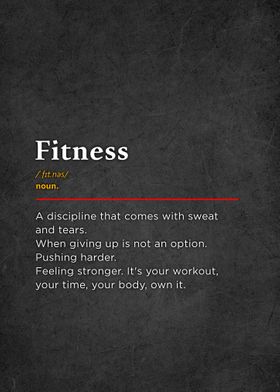 Fitness Quotes Definition