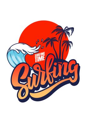Surfing Poster