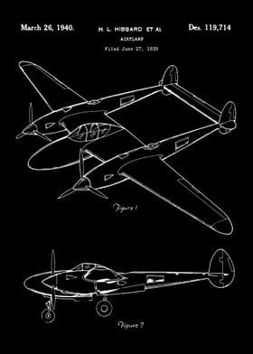 Airplane Patent Art