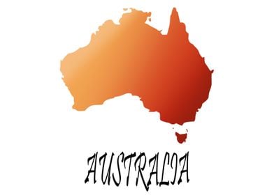 Australia Silhouette