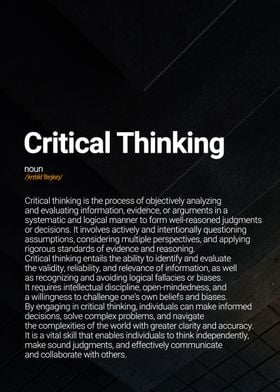 Critical Thinking