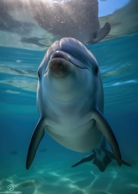Acrobatic dolphin