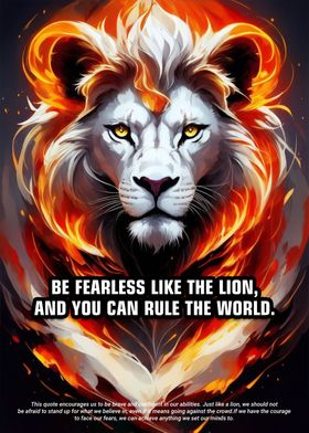 Be Fearless Like The Lion