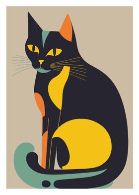 Cute Cat Illustration