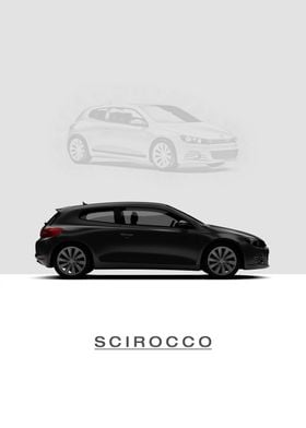 2009 VW Scirocco Black