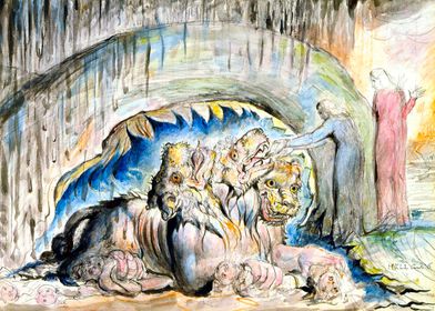 Cerberus by William Blake