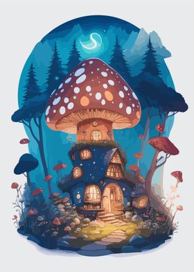 Fairy Mushroom House 03