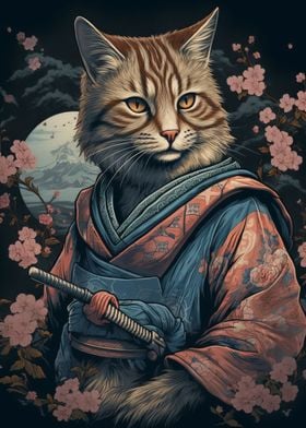 Samurai Cat