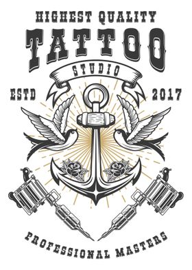 Tattoo studio poster 