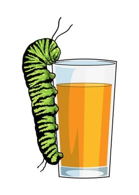 Caterpillar Orange juice