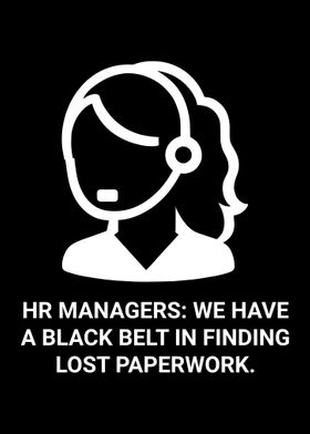 Funny HR Manager Decor