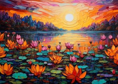 Lotus Sunset