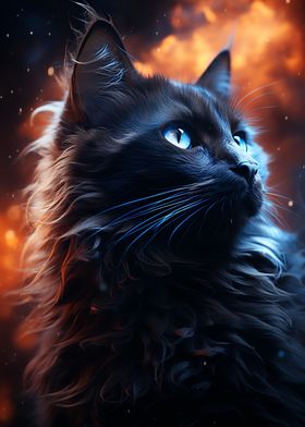 Cool Black Cat