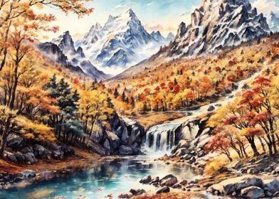  Autumn mountains