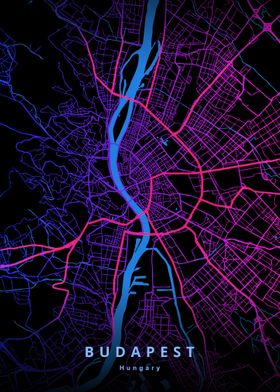 Budapest Hungary Map