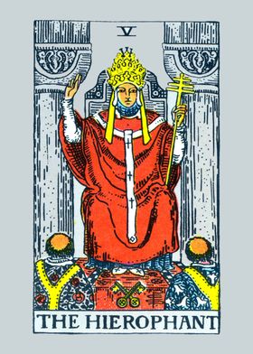 The Hierophant Tarot Card