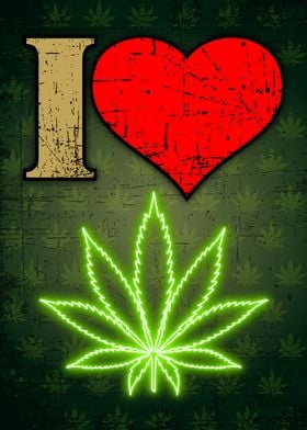 I heart Weed