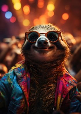 Raver Party Sloth