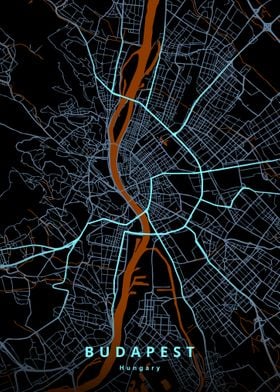 Budapest Hungary Map