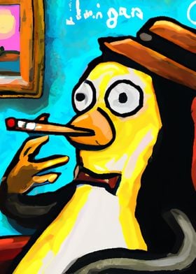 Penguin Smoking