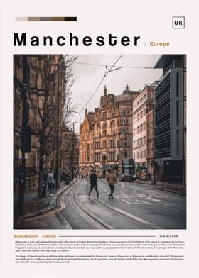 manchester photo poster